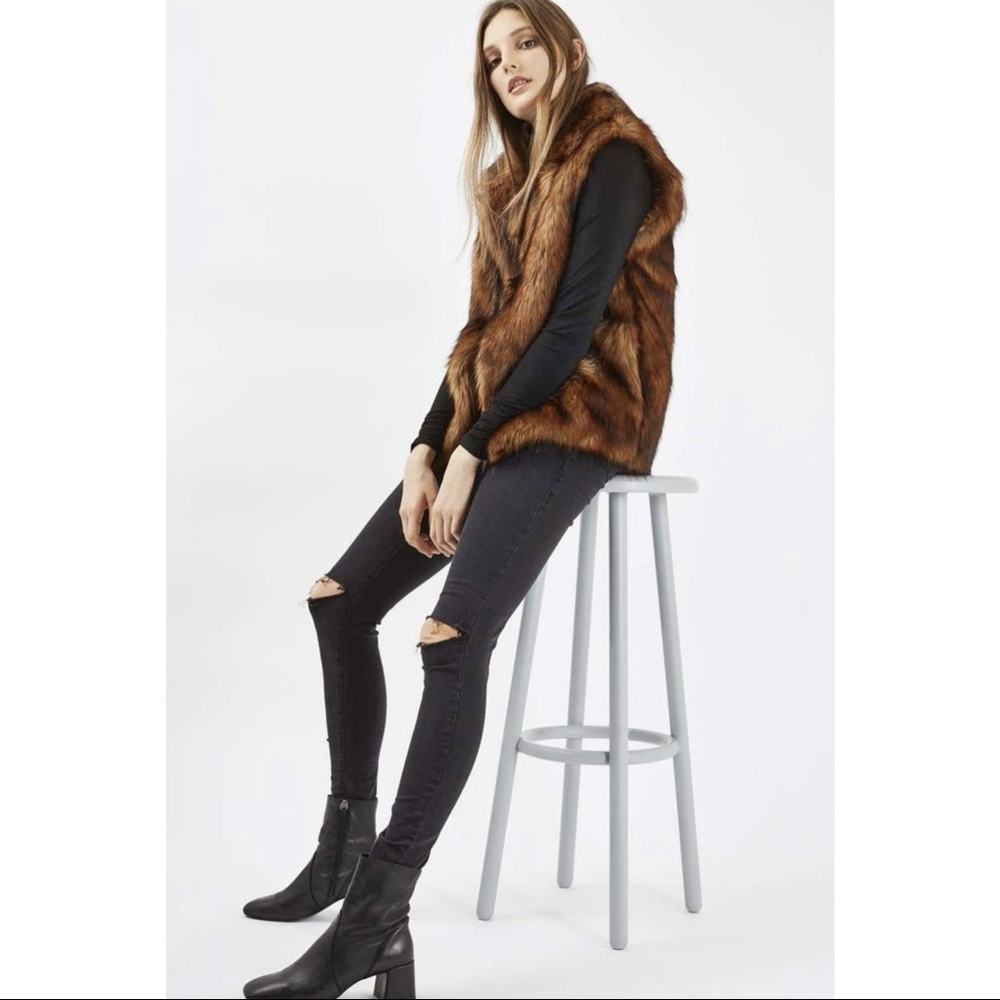 Topshop Moto Leigh Ripped Skinny Jeans